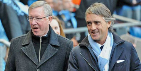 Mancini Akui Rindukan Sir Alex Ferguson