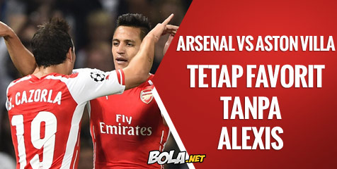 Preview: Arsenal vs Villa, Tanpa Alexis Pun Jadi