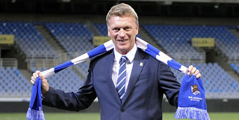 Salut, Moyes Hadiri Pemakaman Fan Real Sociedad