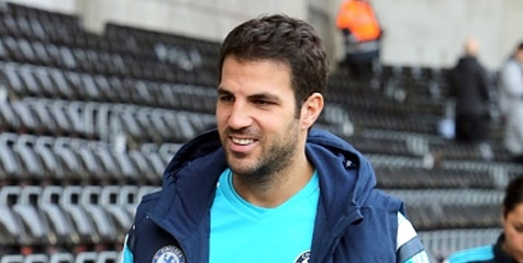 Fabregas Dijadwalkan Comeback Lawan Everton