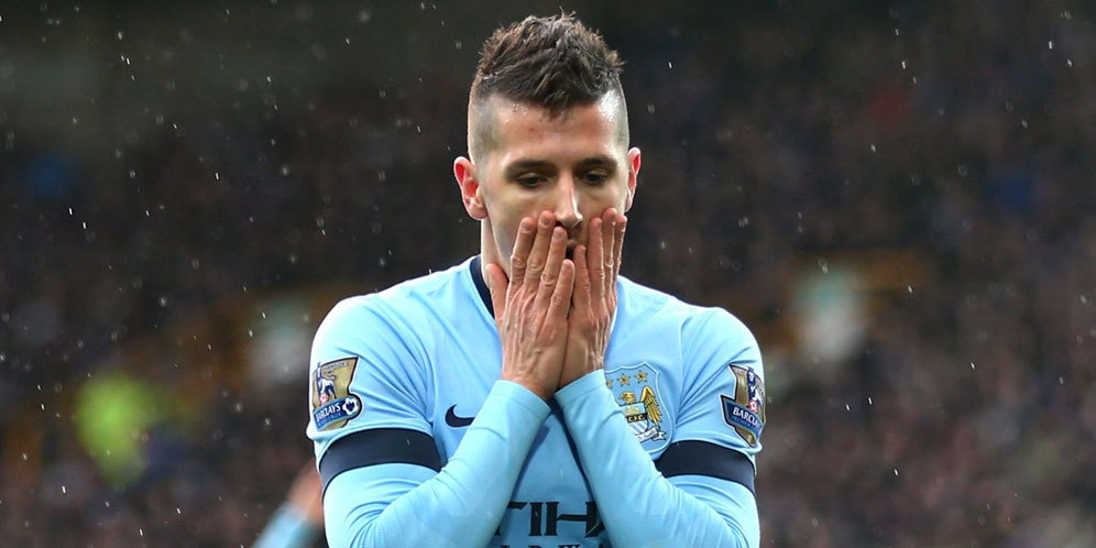 Tersisih, Jovetic Beri Sinyal Hengkang Dari Man City