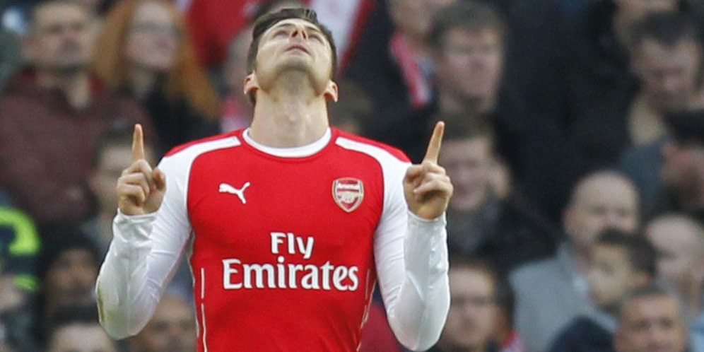 Gol Giroud Libatkan Seluruh Pemain Arsenal