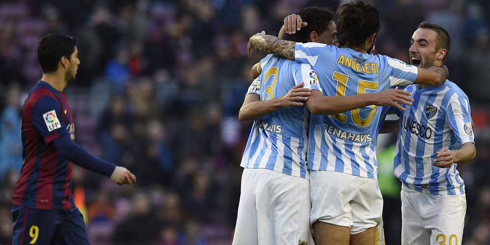 Kalahkan Barcelona di Camp Nou, Malaga Sempurna