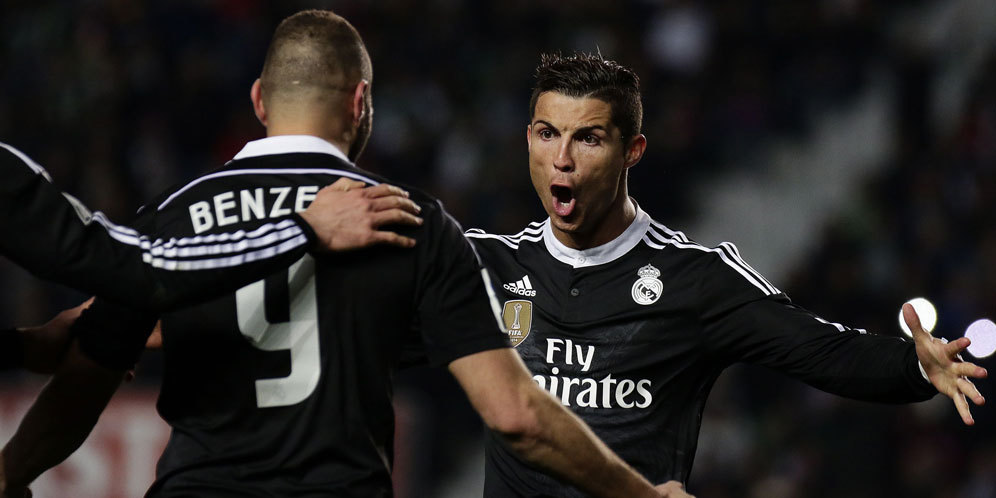 Review: Benzema dan Ronaldo Mantapkan Posisi Madrid