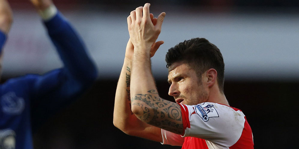 Arsenal Bangkit, Giroud Senang Bisa Cetak Gol