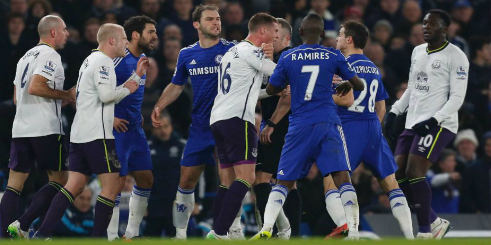 Laga Rusuh, FA Denda Chelsea Dan Everton Laga Rusuh, FA Denda Chelsea Dan Everton