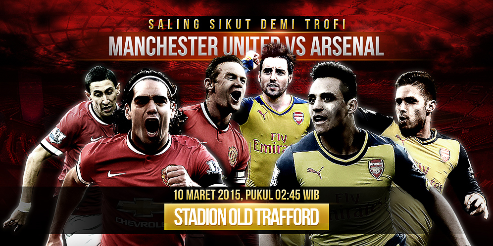 Preview & Prediksi FA Cup: Man United vs Arsenal