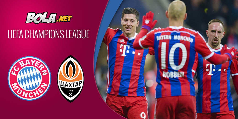 Preview & Prediksi Liga Champions: Bayern vs Shakhtar