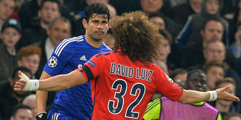 Diego Costa 0, David Luiz 2