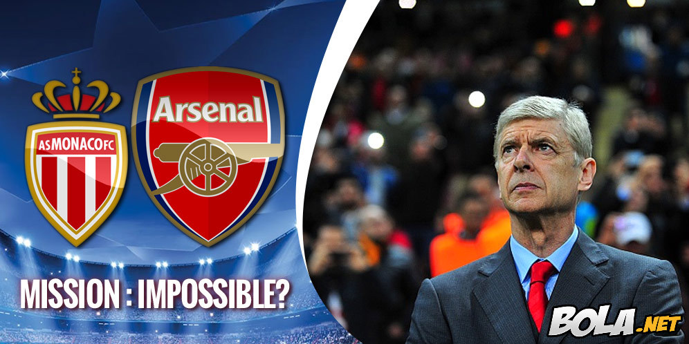 Preview & Prediksi Liga Champions: Monaco vs Arsenal