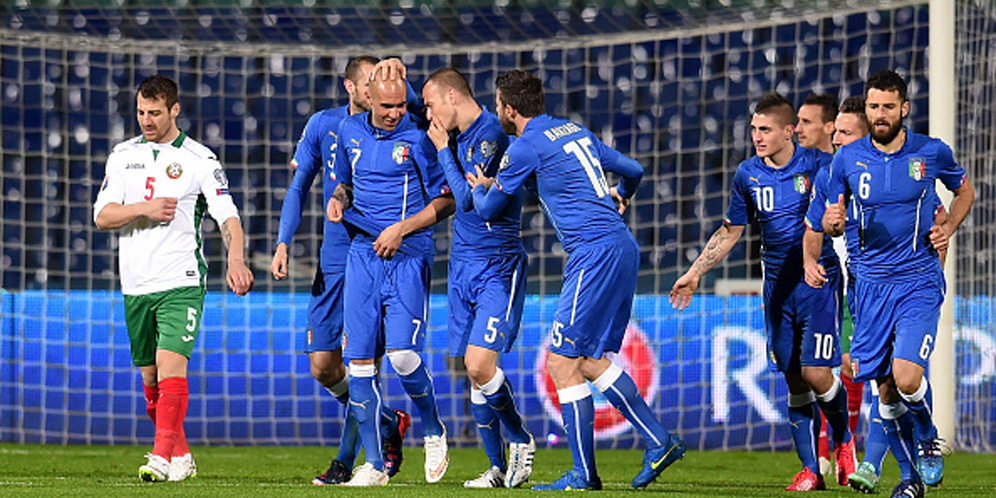 Hasil Pertandingan: Bulgaria 2-2 Italia