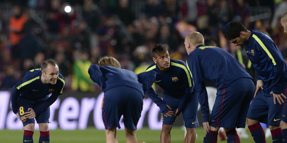 Bocoran Jersey Latihan 15/16 Barcelona di Liga Champions