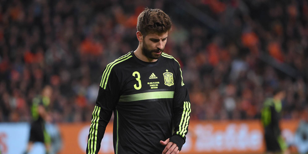 Spanyol Kalah Dari Belanda, Pique Santai