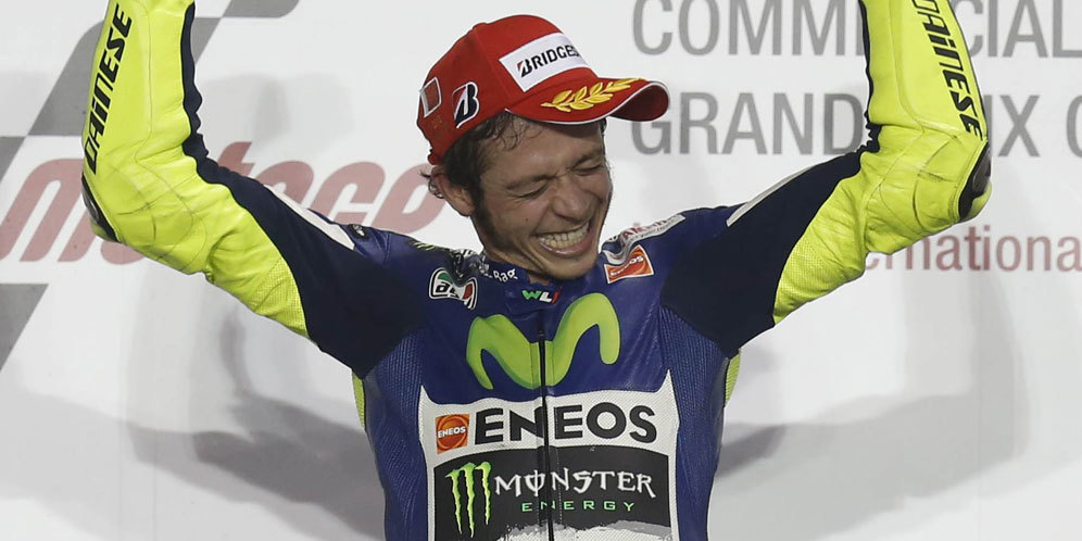 Rossi Dapat 'Kejutan' Usai Menangi MotoGP Qatar