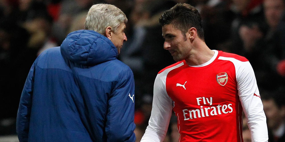 Giroud dan Wenger Terbaik Maret di Premier League