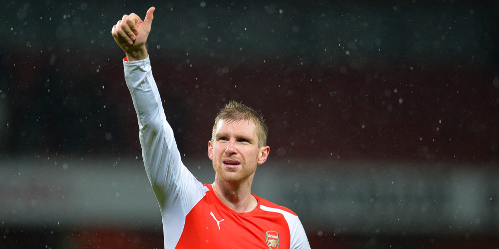 Mertesacker Ternyata Bukan Pemain Paling Lamban di Arsenal