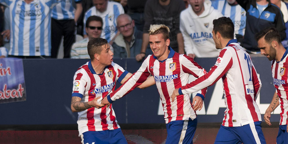 Hasil Pertandingan: Malaga 2-2 Atletico Madrid