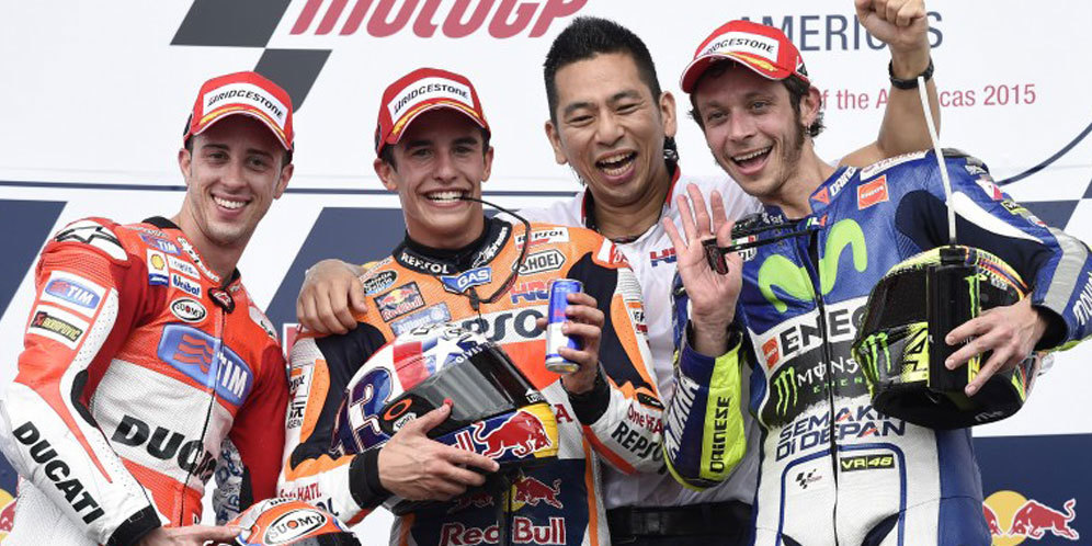 Marquez: Konsistensi Rossi-Dovizioso Bikin Seru!