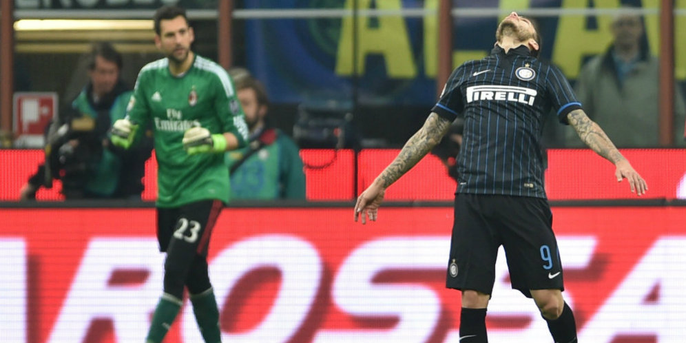 Hasil pertandingan Serie A: Inter Milan 0 vs 0 AC Milan