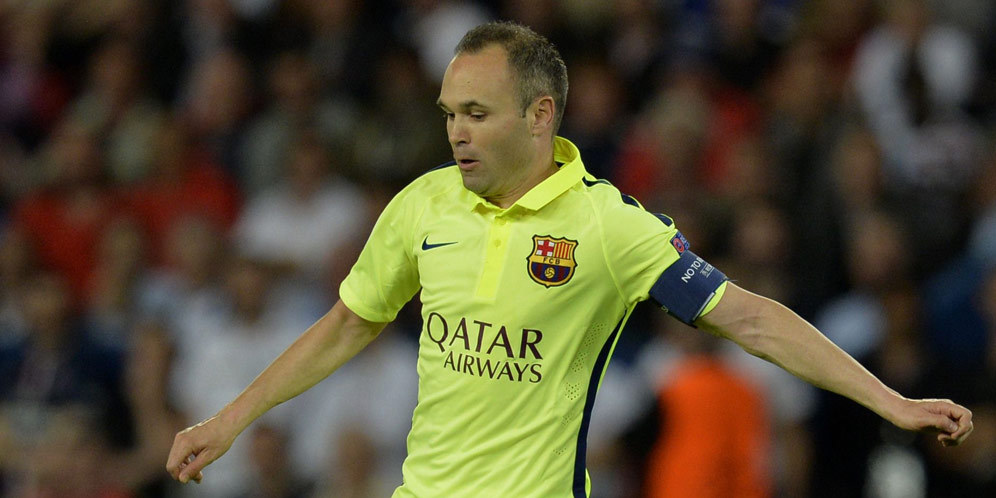 Iniesta Puas dengan Aksi Barca Taklukkan PSG