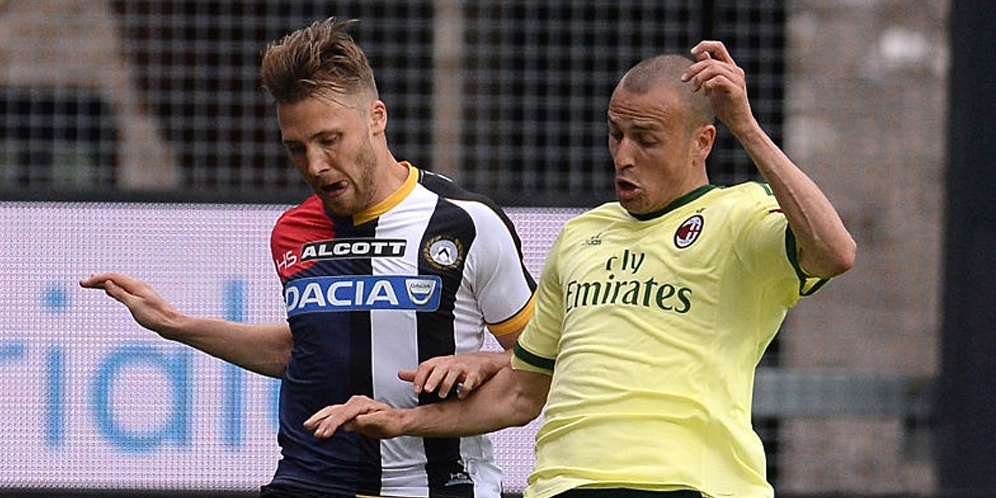 Hasil Pertandingan: Udinese 2 vs 1 AC Milan