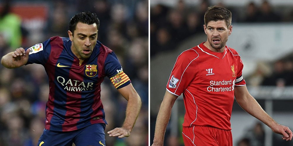 Komparasi 500 Laga Xavi dan Gerrard