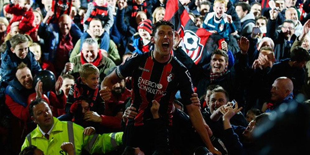 99 Persen Bournemouth Promosi ke Premier League 2015-16