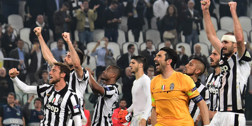 Rekor Sempurna 2-1 Juventus di Eropa