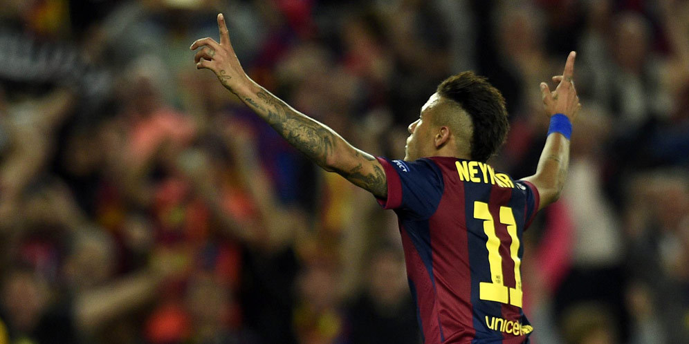 Liga Champions di Camp Nou, Neymar Ampuh