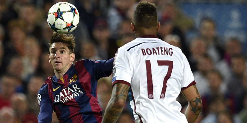 Boateng: Bayern Tak Bisa Redam Messi Selama 90 Menit