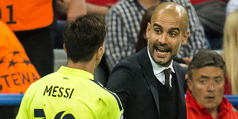 Pesan Misterius Guardiola untuk Messi 