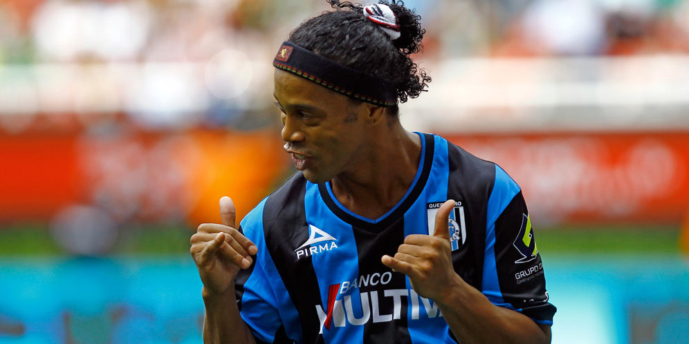 Belum Habis, Ronaldinho Keluarkan Magisnya Saat Queretaro Kalahkan Veracruz Belum Habis, Ronaldinho Keluarkan Magisnya Saat Queretaro Kalahkan Veracruz