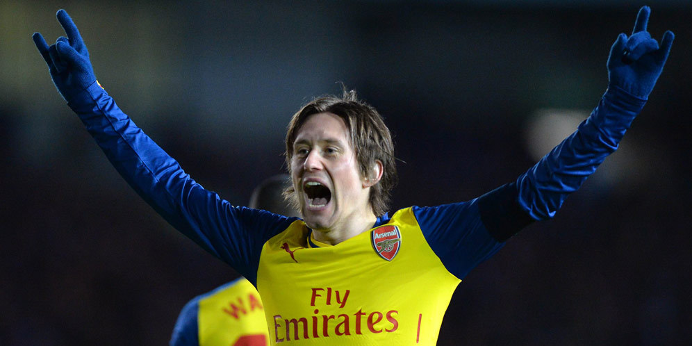 Rosicky Bosan Jadi Cadangan di Arsenal