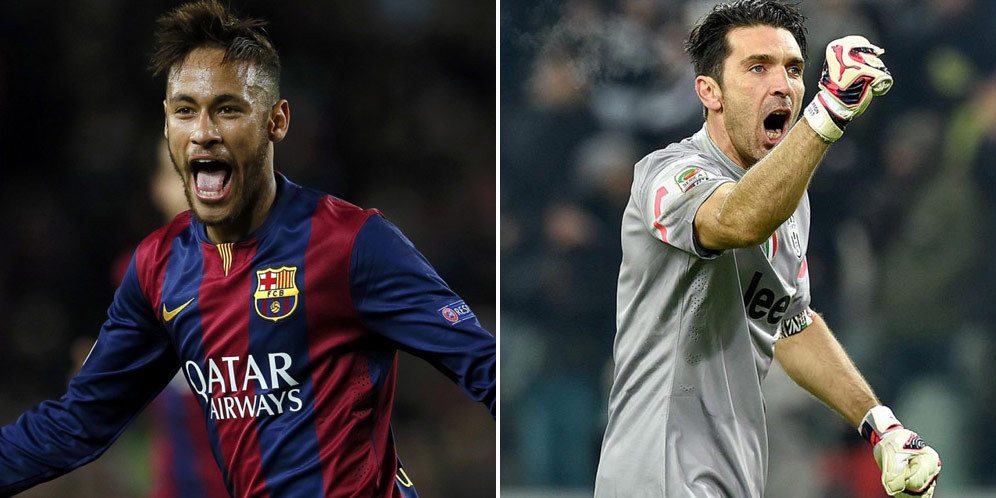 Juventus vs Barcelona: Kagumi Buffon, Neymar Bersemangat Cetak Gol