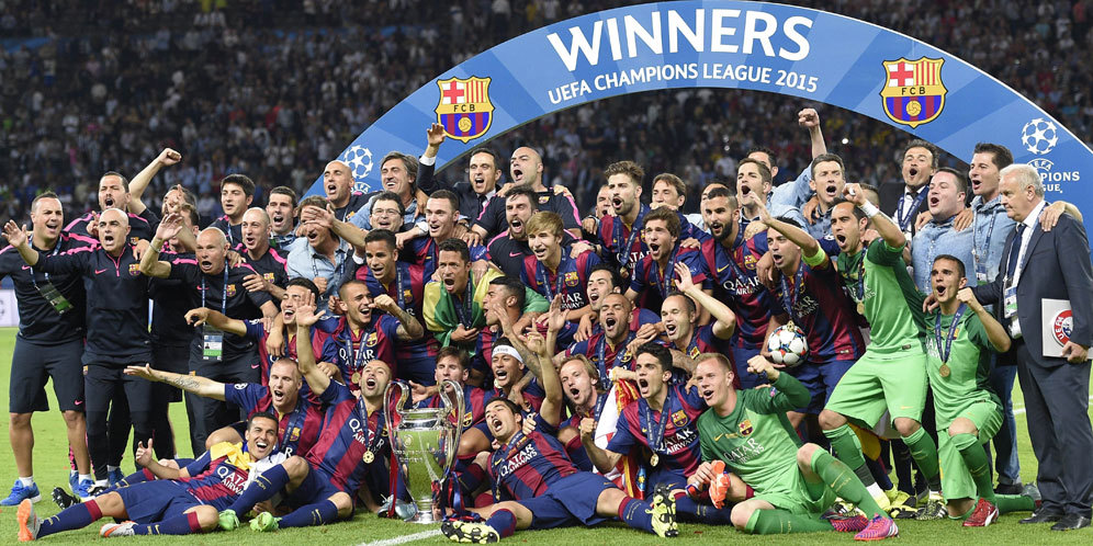 Juara, Barca Sukses Samai Bayern dan Liverpool