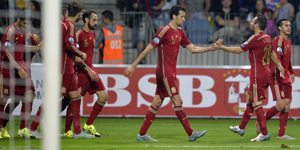 Hasil Belarusia vs Spanyol: Skor 0-1