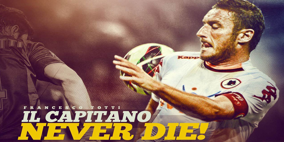 Siapkan Diri Untuk 2015-16, Totti Terhormat Hanya Bermain Untuk Roma