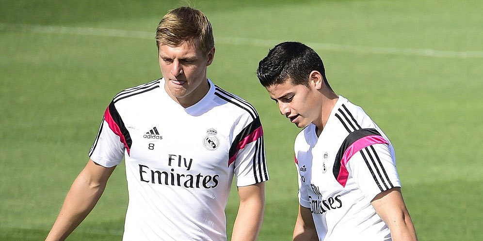 Gabung Madrid, Kroos dan James Catat Debut Manis