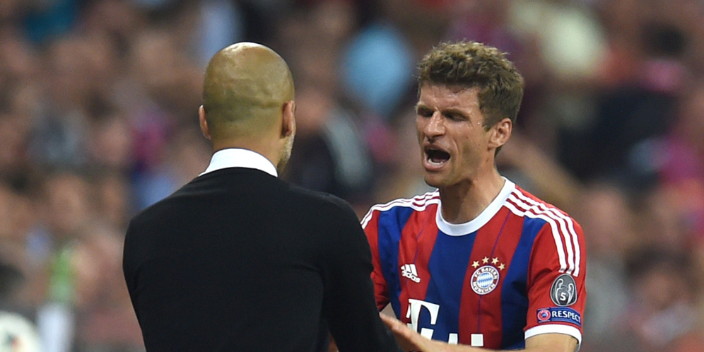 Muller dan Guardiola Adu Mulut di Sesi Latihan Bayern 