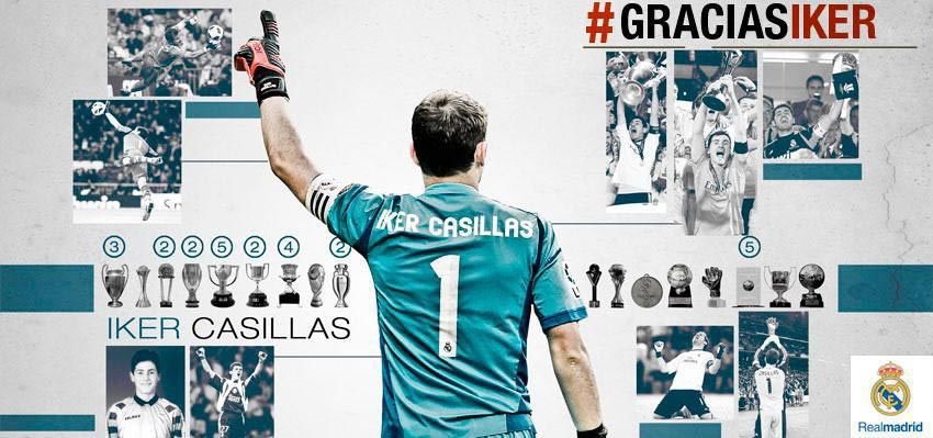 Iker Casillas Resmi Tinggalkan Real Madrid Menuju Porto