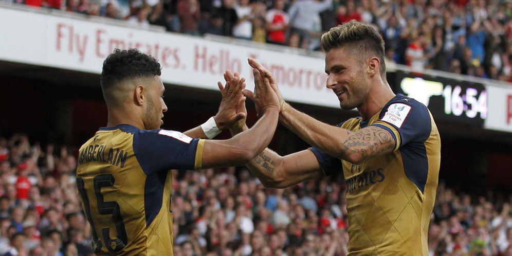 The Gunners Hempaskan Lyon Enam Gol Tanpa Balas