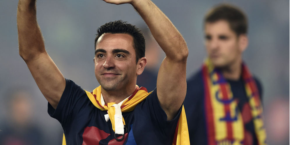 Xavi Cetak Gol Debut Indah untuk Tim Barunya Xavi Cetak Gol Debut Indah untuk Tim Barunya