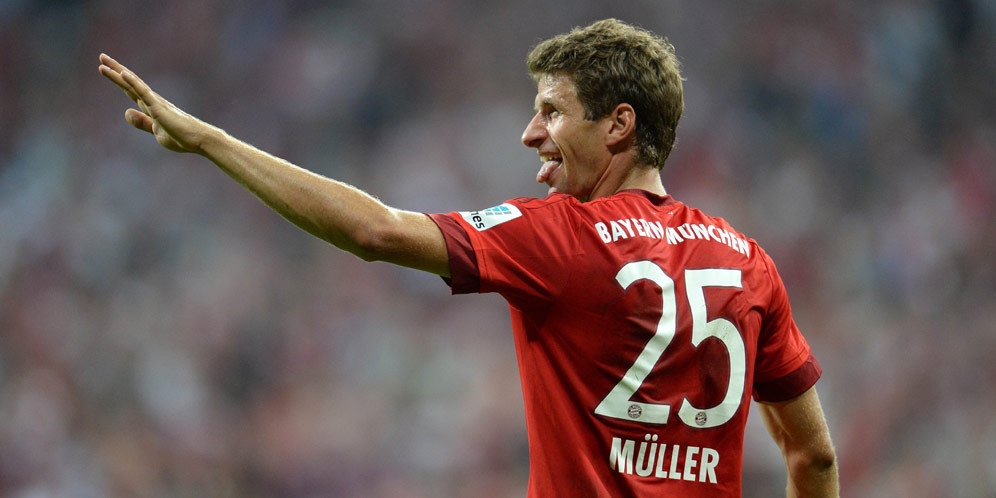 Thomas Muller Tertawa Dikaitkan Dengan Manchester United