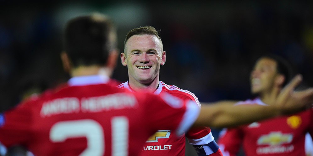 Walau Cetak Hattrick, Van Gaal Minta Rooney Tak Cepat Puas