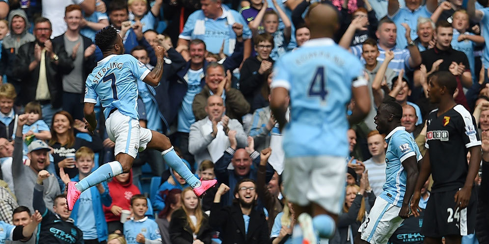 Hasil Pertandingan Manchester City vs Watford: Skor 2-0