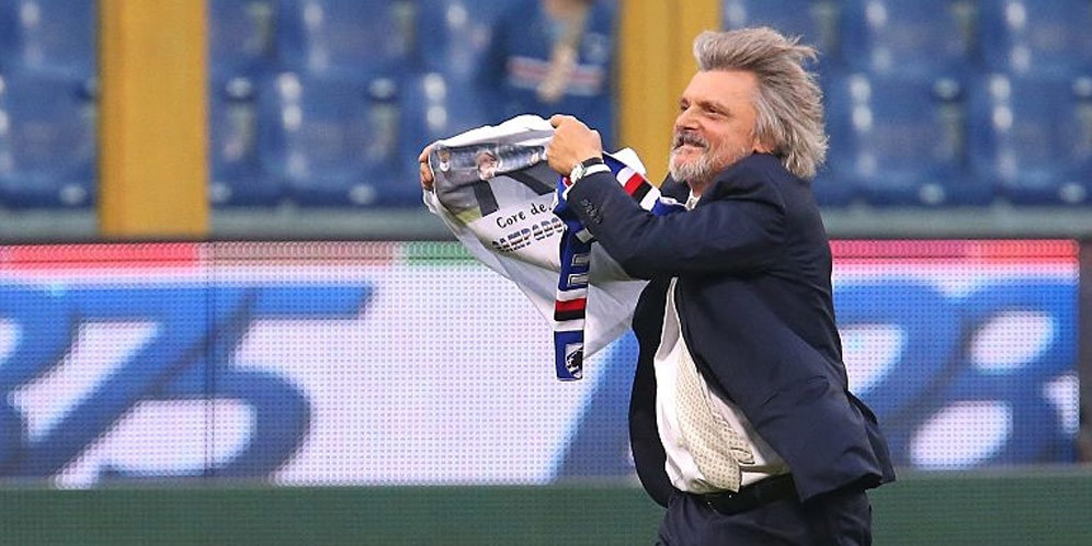 Presiden Sampdoria Siap Masuk RSJ