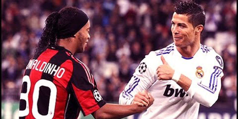 Ronaldinho Tantang Cristiano Ronaldo, Siapa Terbaik?