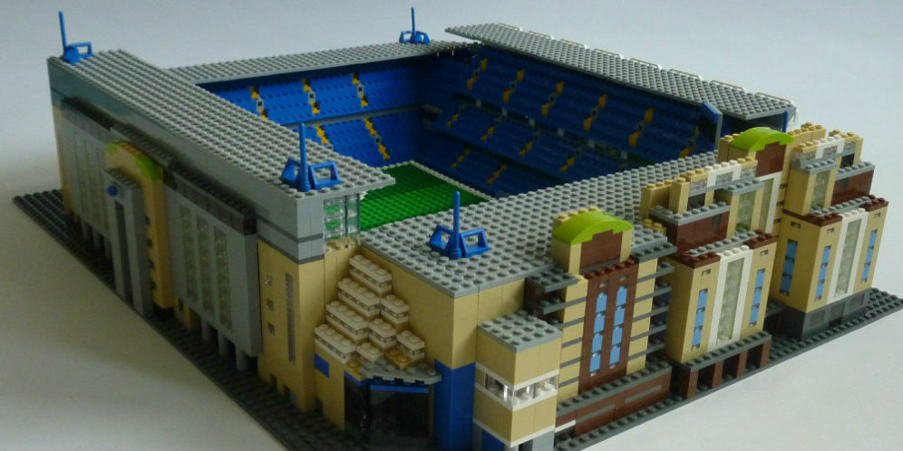 Bermodalkan Lego, Pria Ini Ciptakan Replika Stadion-stadion di Inggris