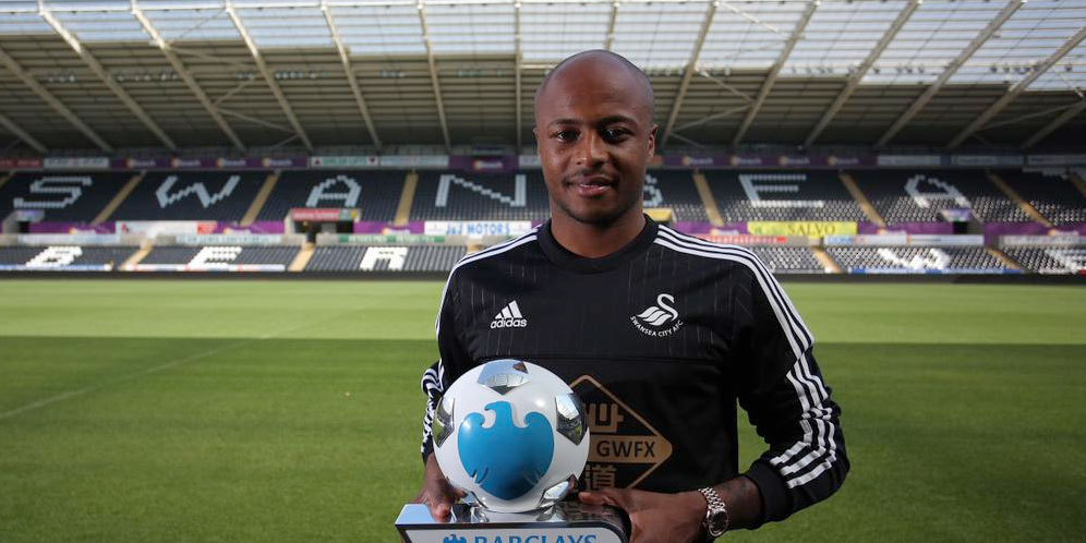 Andre Ayew Terpilih Sebagai Pemain Terbaik Bulan Agustus