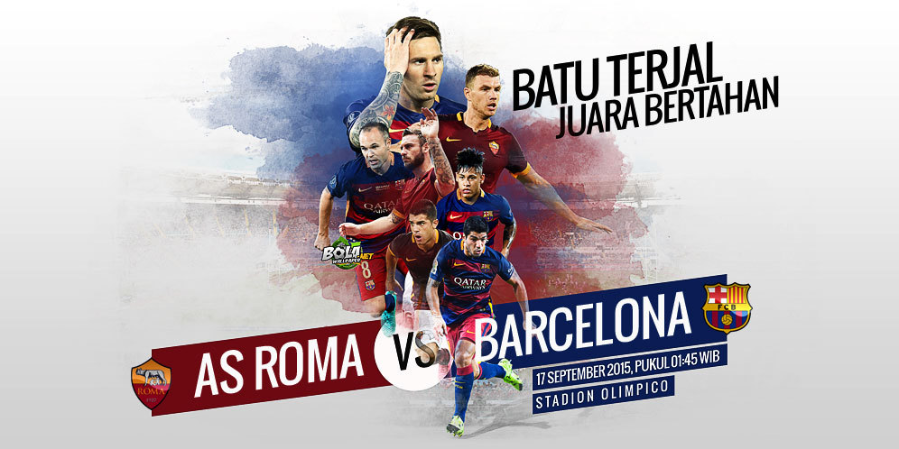 Prediksi AS Roma vs Barcelona 17 September 2015